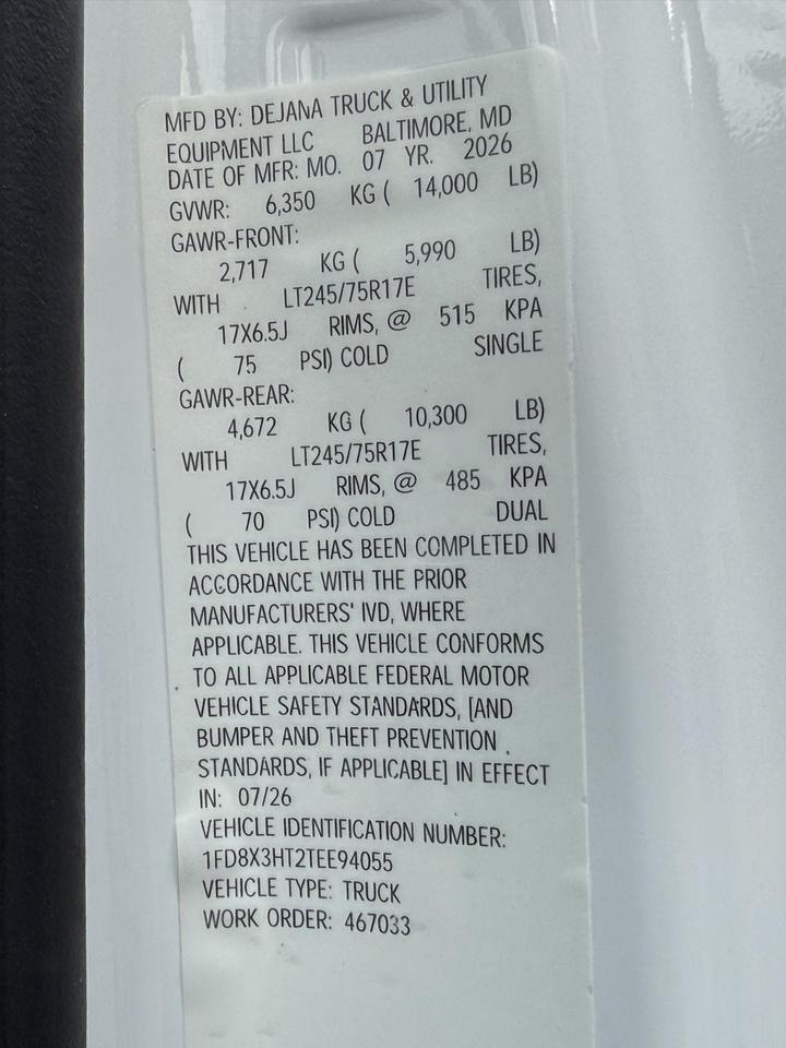 2026 Ford Super Duty F-350 DRW XL Gaithersburg MD