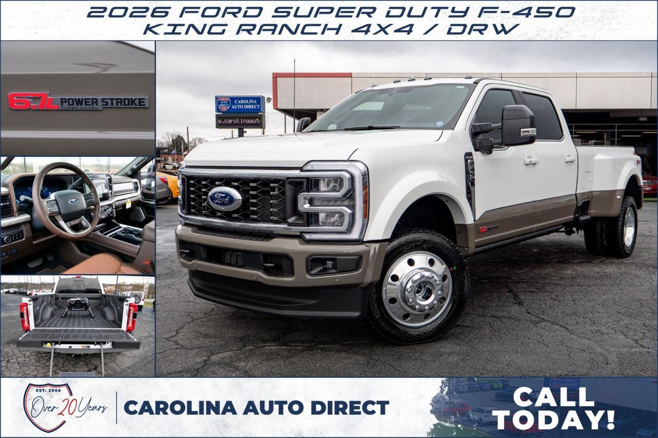 2026 Ford Super Duty F-450 King Ranch 4X4 / DRW / HO Diesel / 5th Wheel!