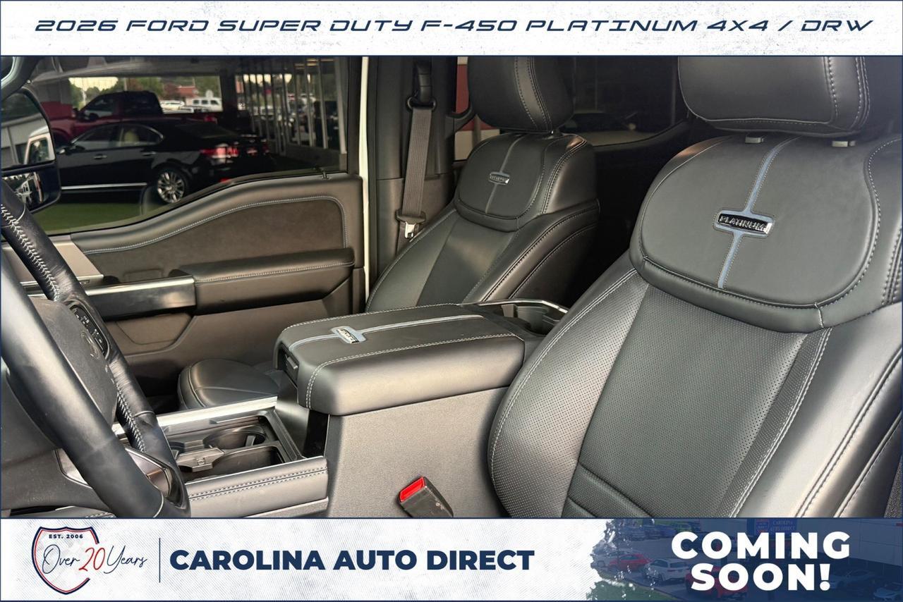 2026 Ford Super Duty F-450 Platinum 4X4 / DRW / 6.7L V8 Diesel / Coming Soon! Lincolnton NC