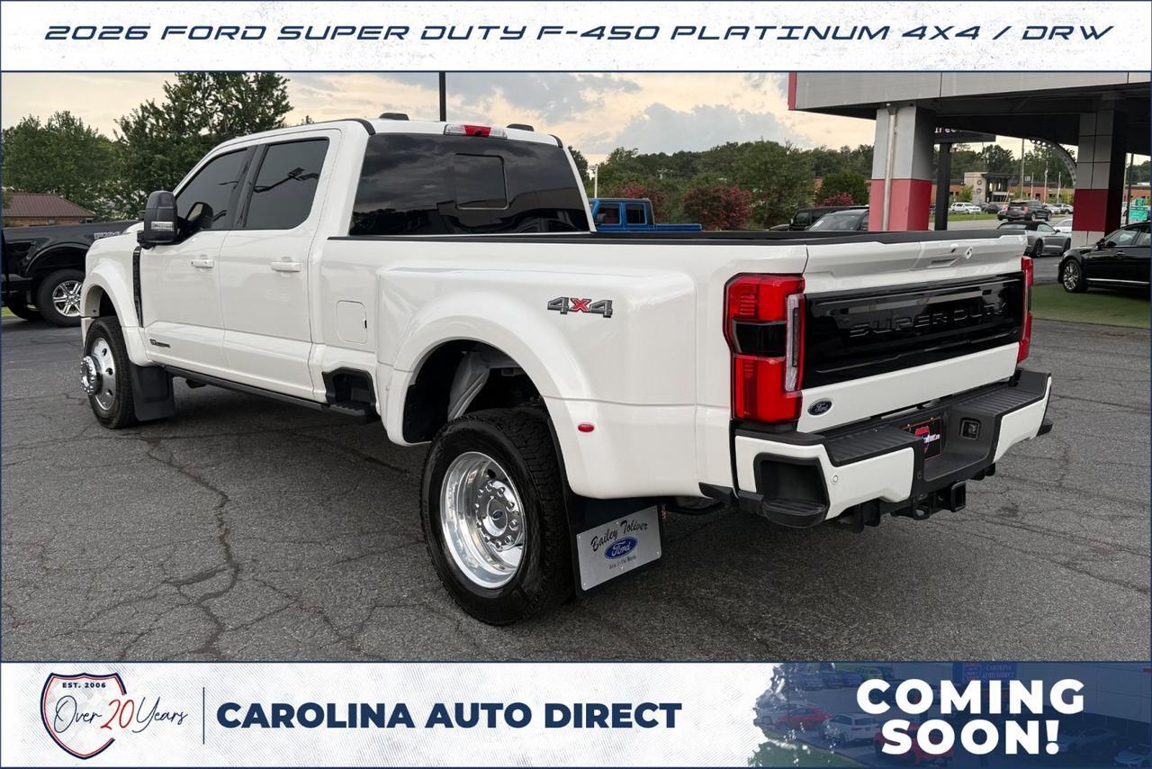 2026 Ford Super Duty F-450 Platinum 4X4 / DRW / 6.7L V8 Diesel / Coming Soon! Lincolnton NC