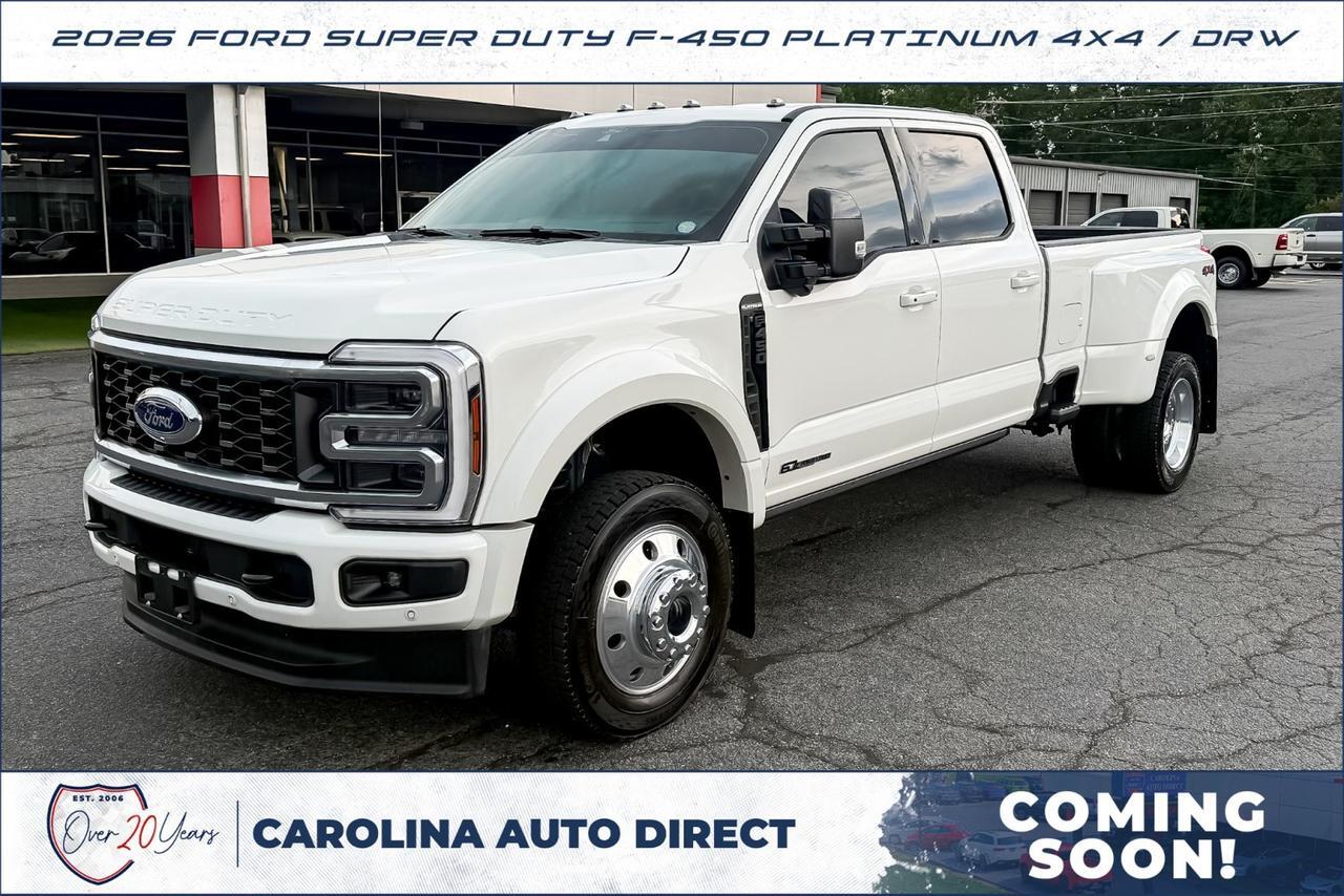 2026 Ford Super Duty F-450 Platinum 4X4 / DRW / 6.7L V8 Diesel / Coming Soon! Lincolnton NC