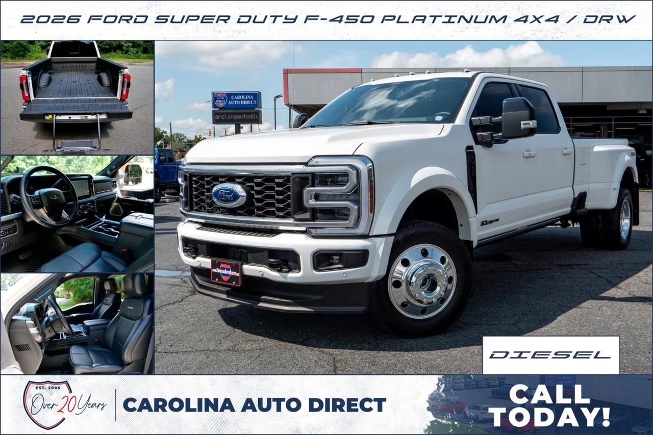 2026 Ford Super Duty F-450 Platinum 4X4 / DRW / 6.7L V8 Diesel / Massaging Seats!