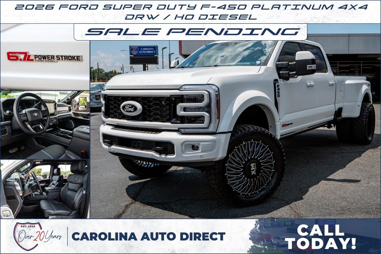 2026 Ford Super Duty F-450 Platinum 4X4 / DRW / HO Diesel / UPGRADES!