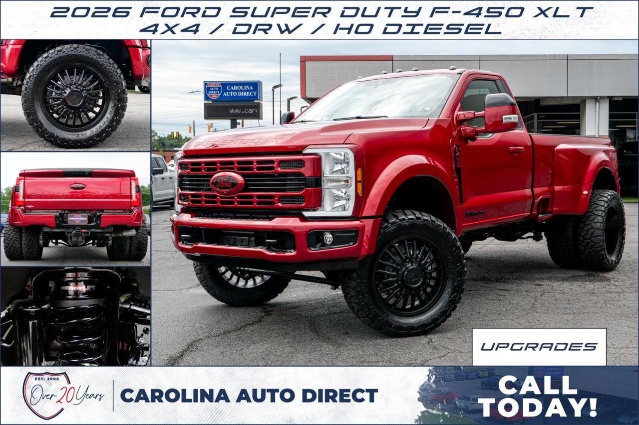 2026 Ford Super Duty F-450 XLT 4X4 / DRW / HO Diesel / UPGRADES / Leather!