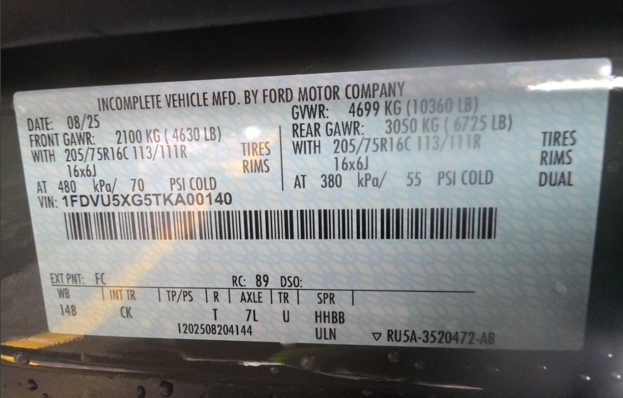 2026 Ford T-350HD XLT / AWD / DRW / High Roof / Upfitter Package! Lincolnton NC