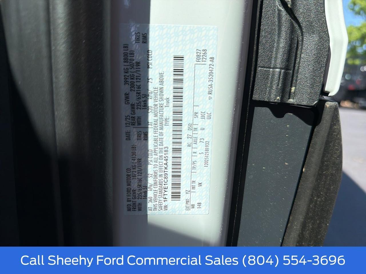 2026 Ford Transit-150 Mid Roof Cargo Van Richmond VA
