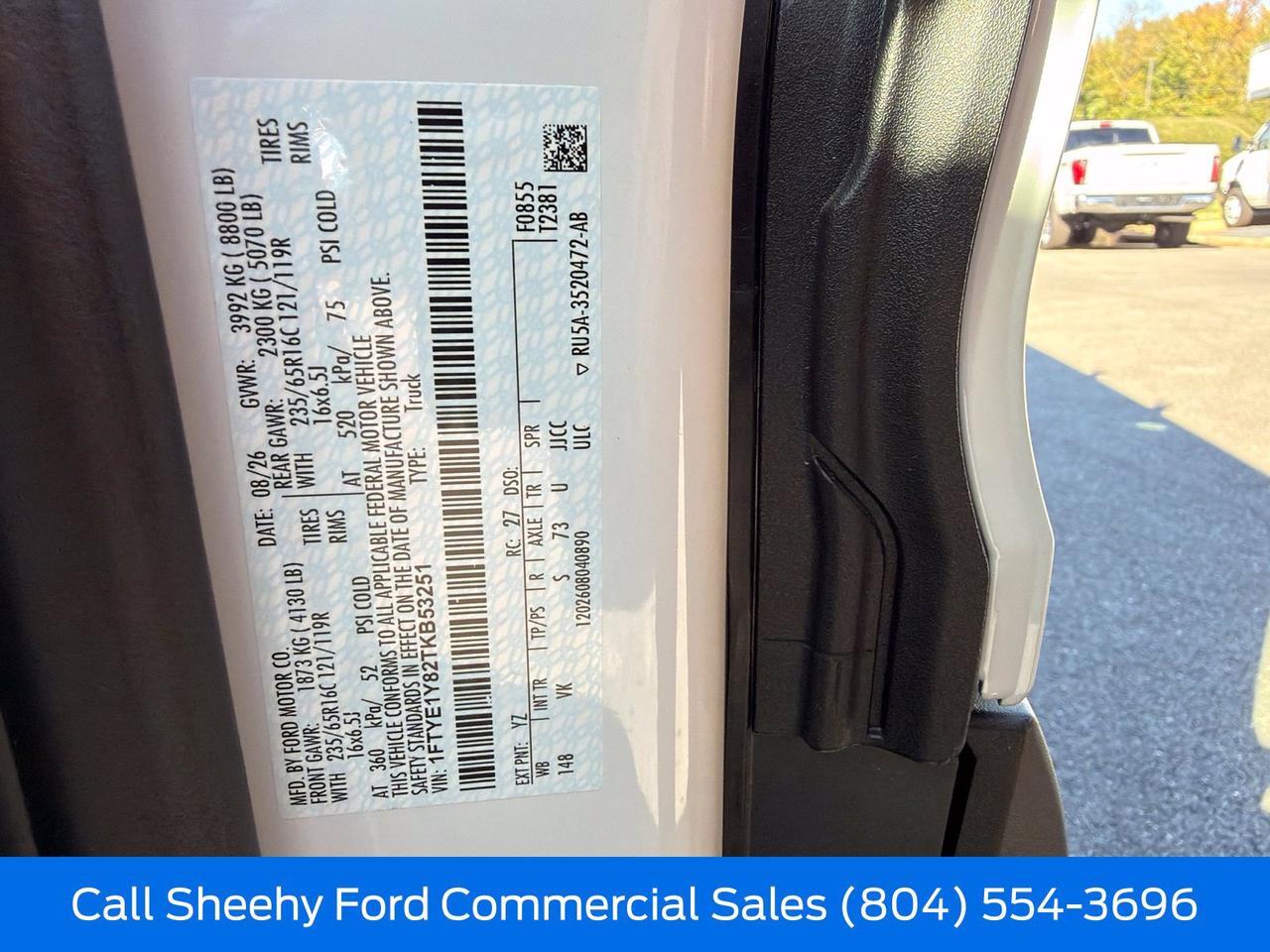 2026 Ford Transit-150 Shelving Package Richmond VA