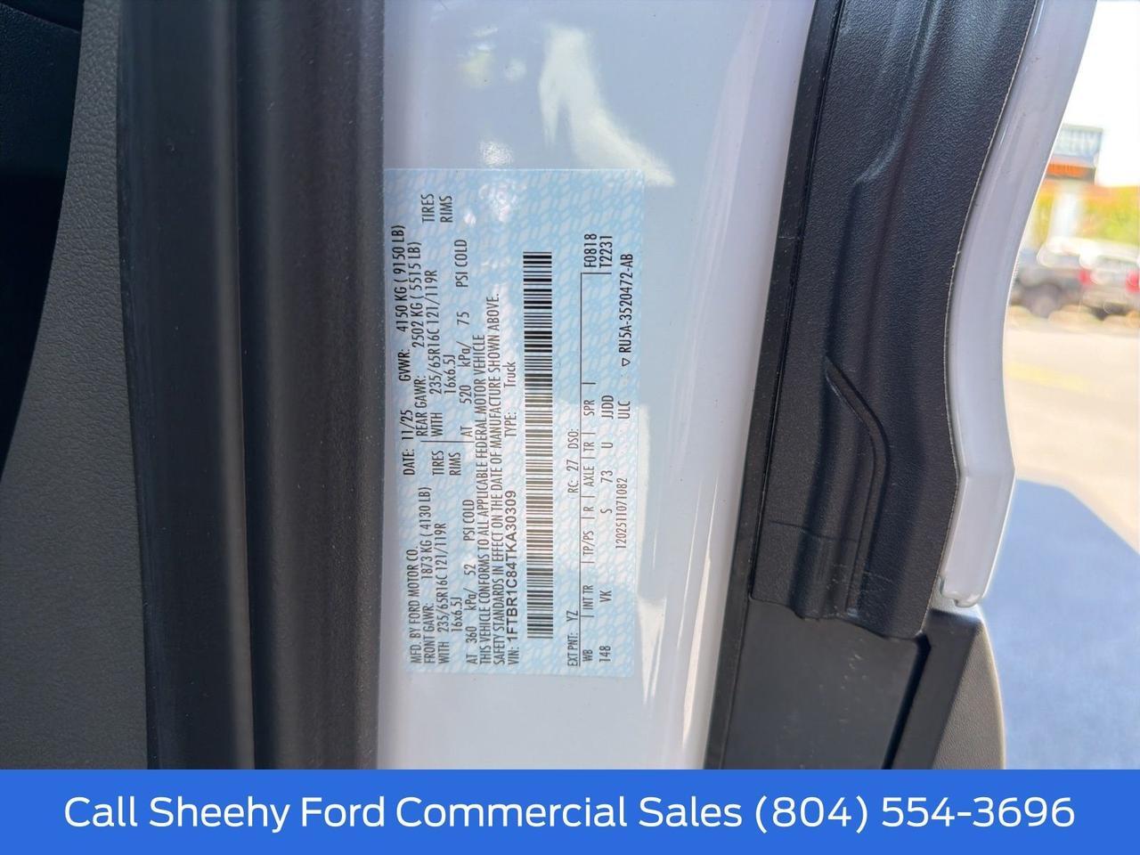 2026 Ford Transit-250 Mid Roof Cargo Van Richmond VA