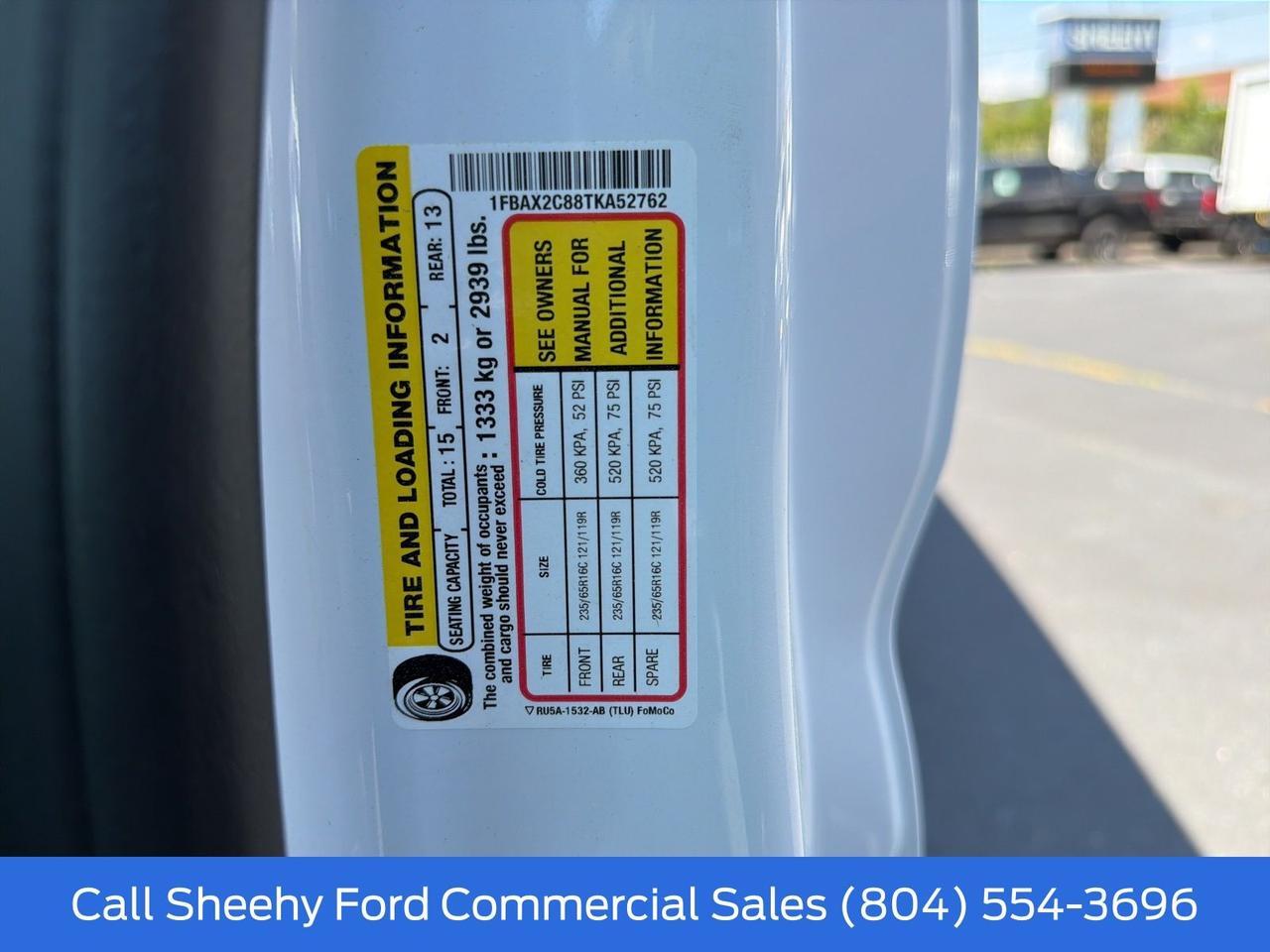 2026 Ford Transit-350 Mid Roof 15-Passenger Van Richmond VA