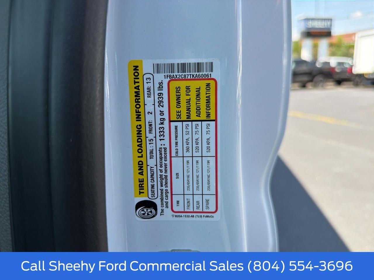 2026 Ford Transit-350 XL Richmond VA
