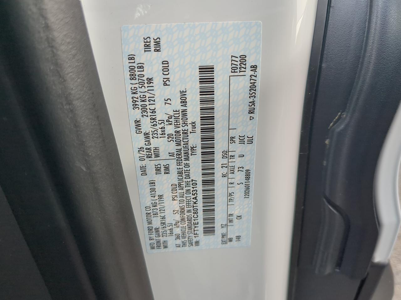 2026 Ford Transit Cargo Van Medium Roof Winder GA