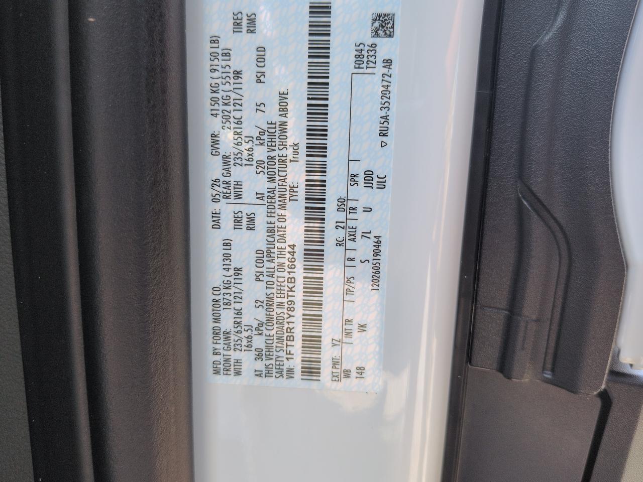 2026 Ford Transit Cargo Van XL Appleton WI
