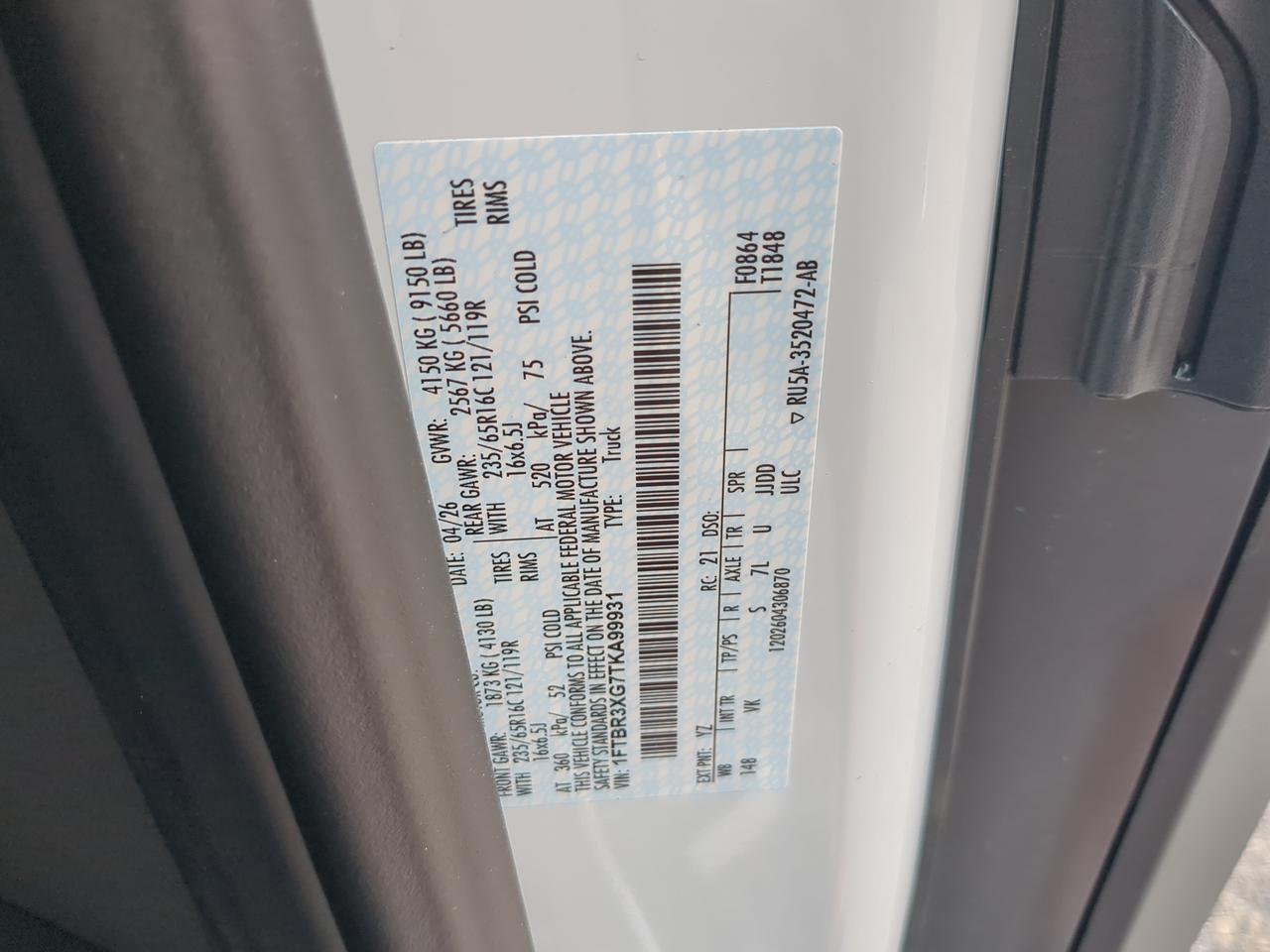 2026 Ford Transit Cargo Van XL Appleton WI
