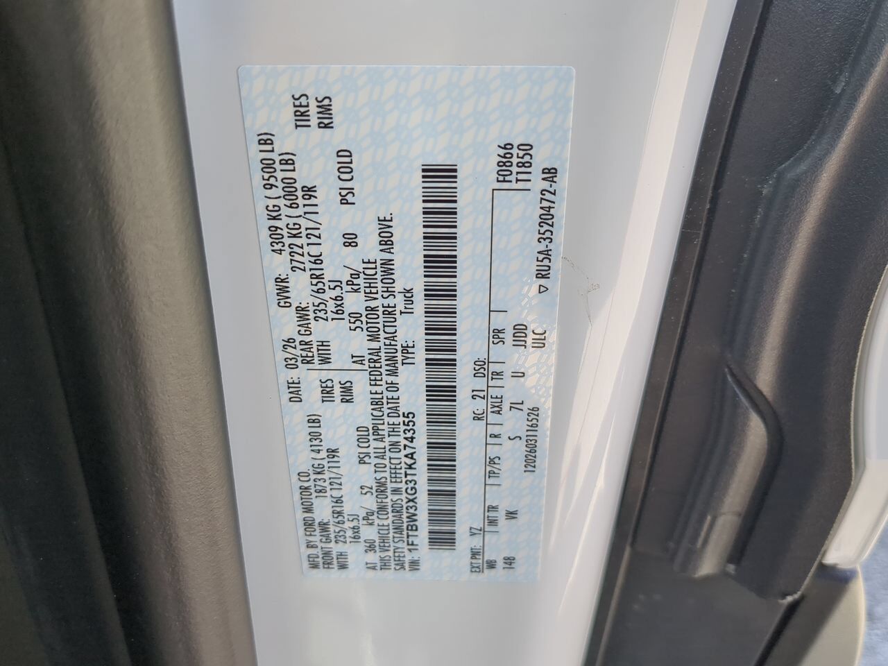 2026 Ford Transit Cargo Van XL Appleton WI