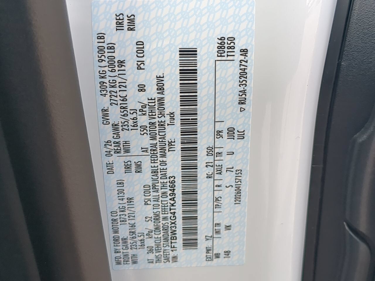 2026 Ford Transit Cargo Van XL Appleton WI