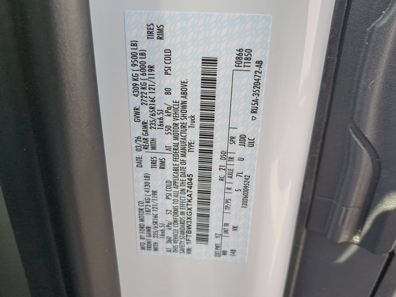 2026 Ford Transit Cargo Van XL Appleton WI