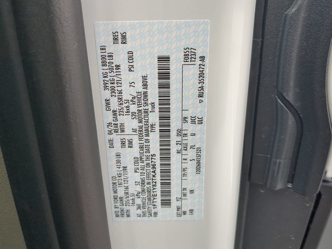 2026 Ford Transit Cargo Van XL Appleton WI