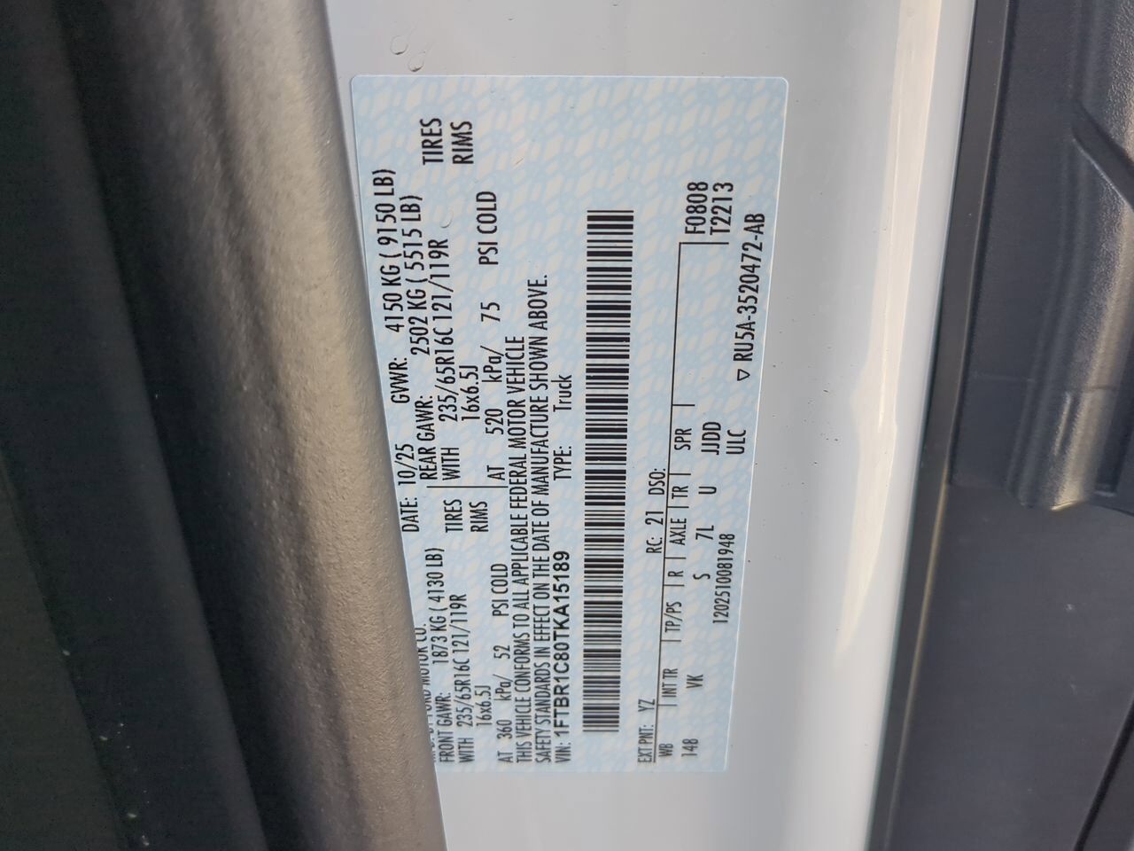 2026 Ford Transit Cargo Van XL Winder GA