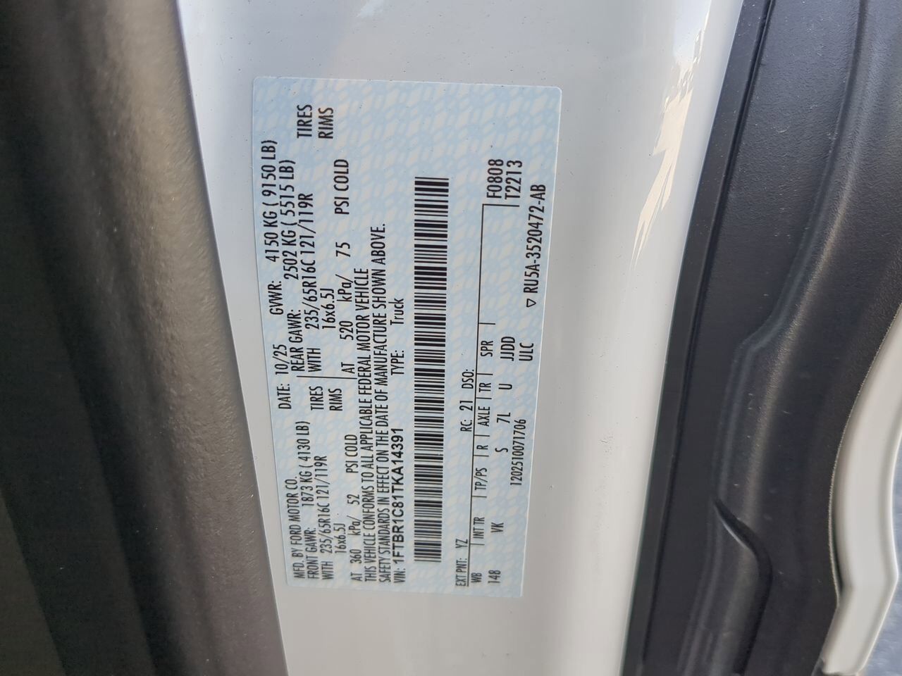 2026 Ford Transit Cargo Van XL Winder GA