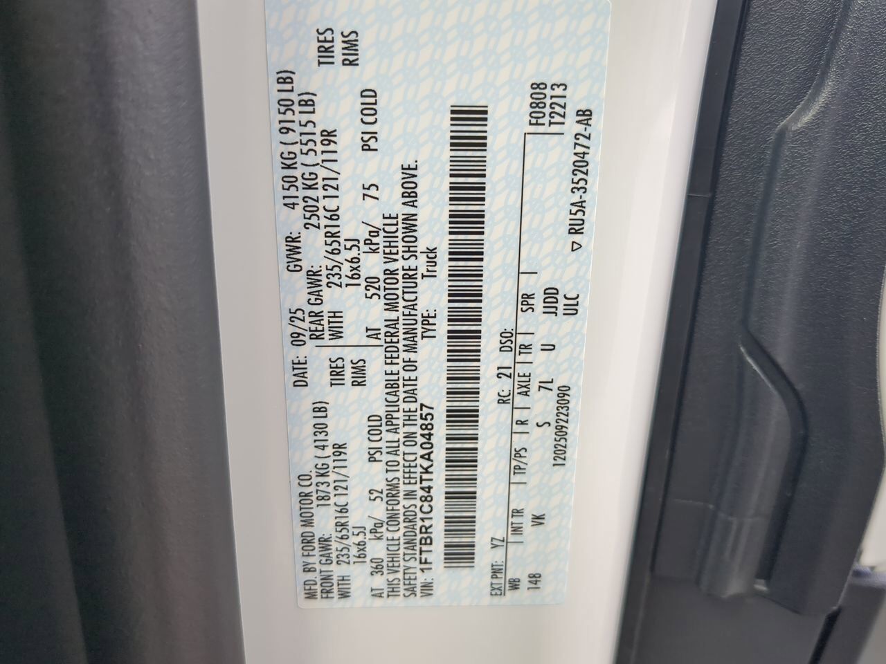 2026 Ford Transit Cargo Van XL Winder GA