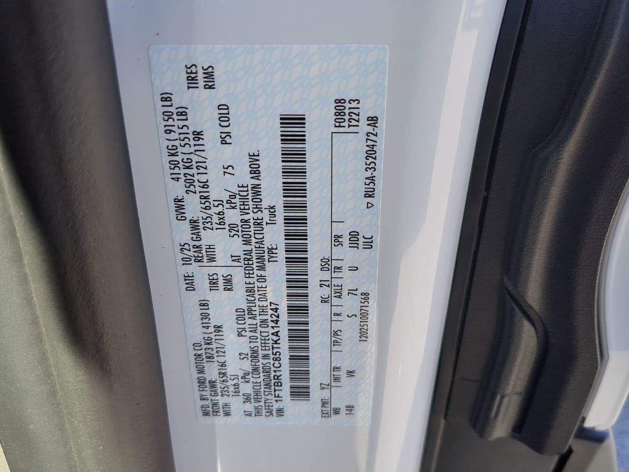 2026 Ford Transit Cargo Van XL Winder GA