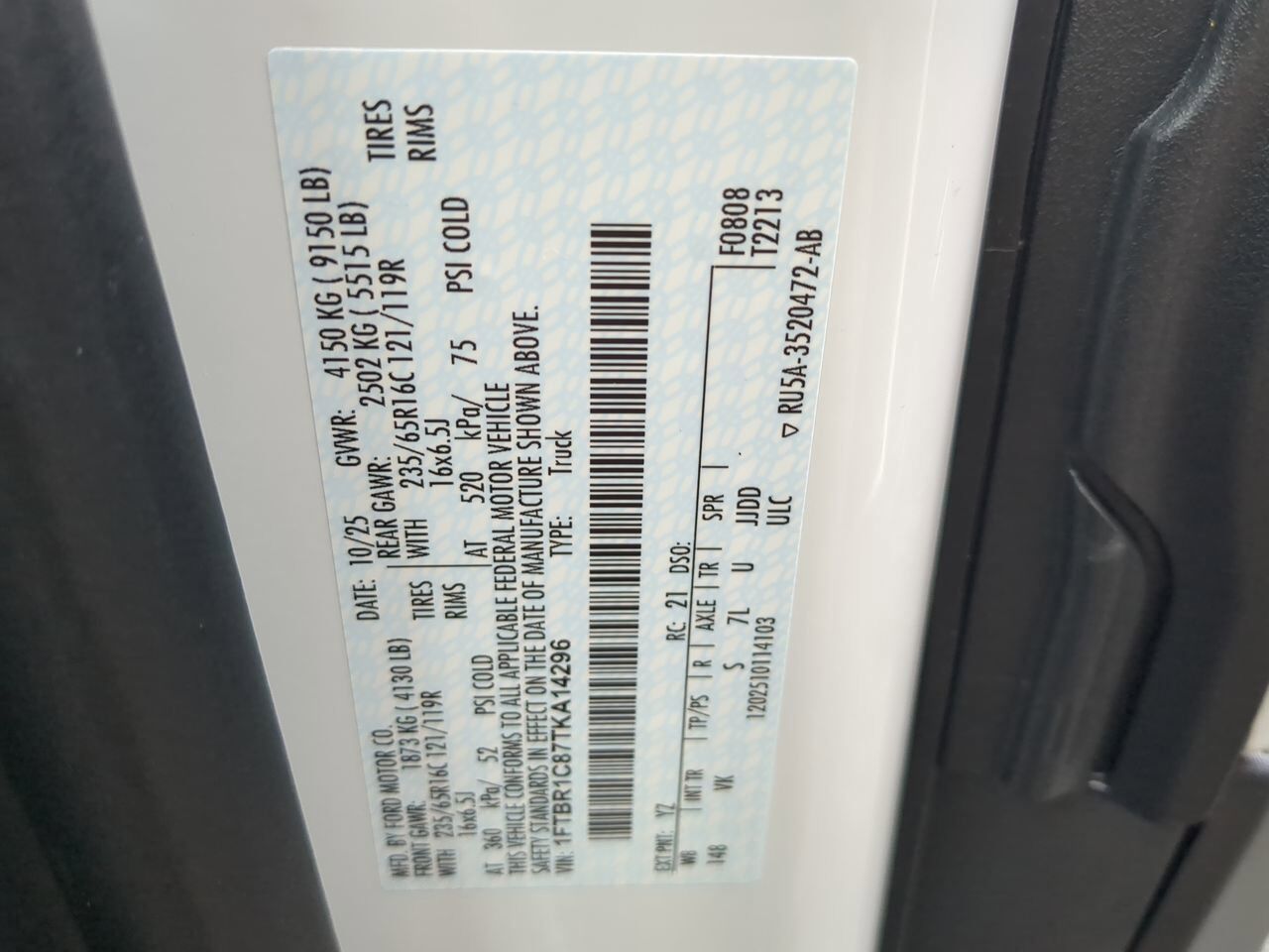 2026 Ford Transit Cargo Van XL Winder GA