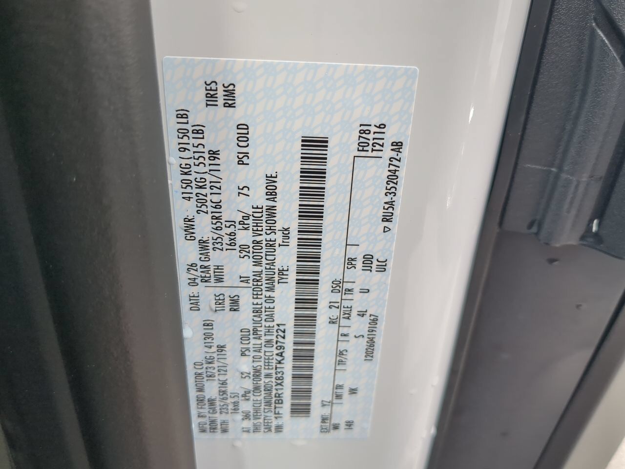 2026 Ford Transit Cargo Van XL Winder GA