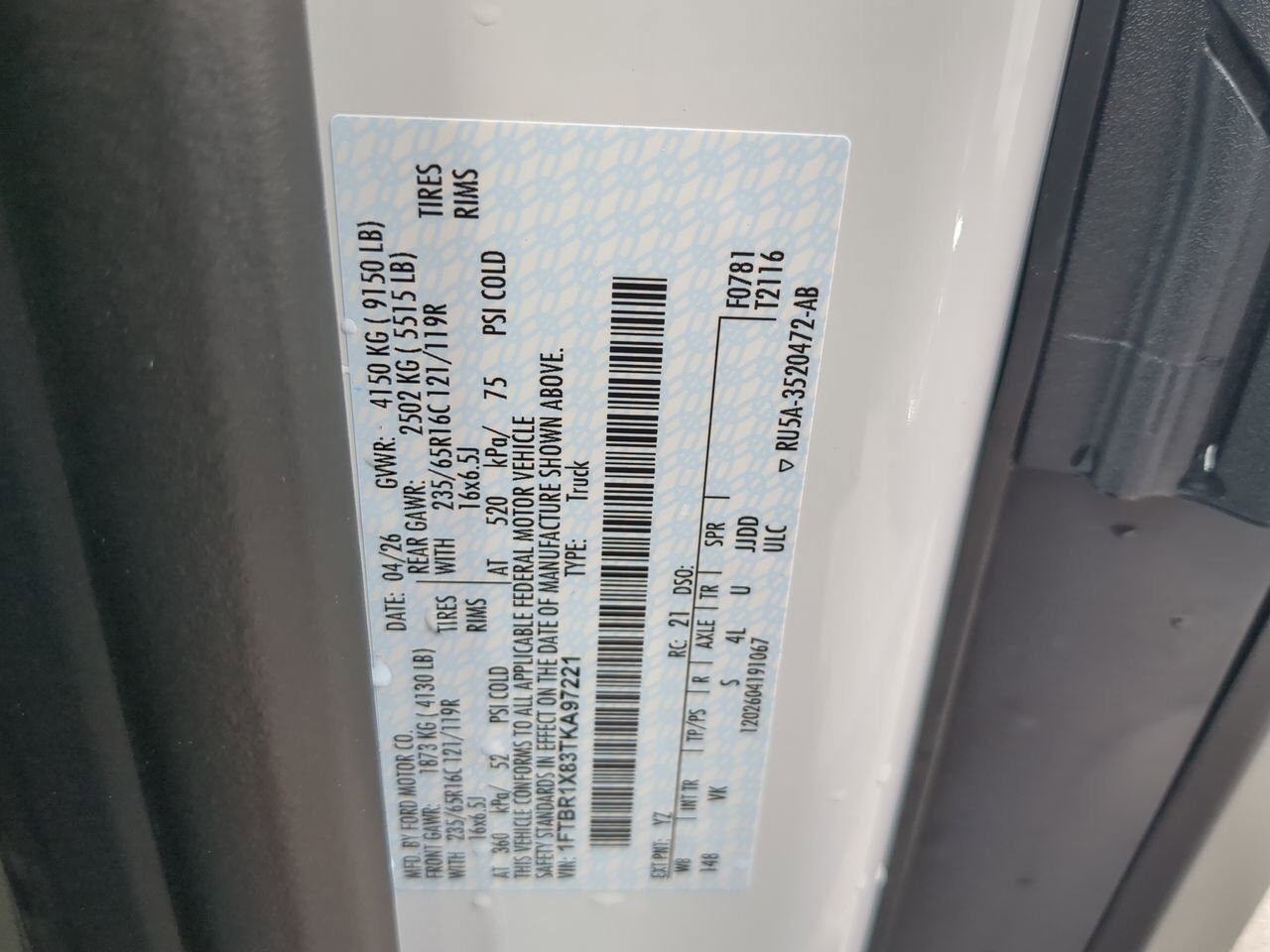 2026 Ford Transit Cargo Van XL Winder GA