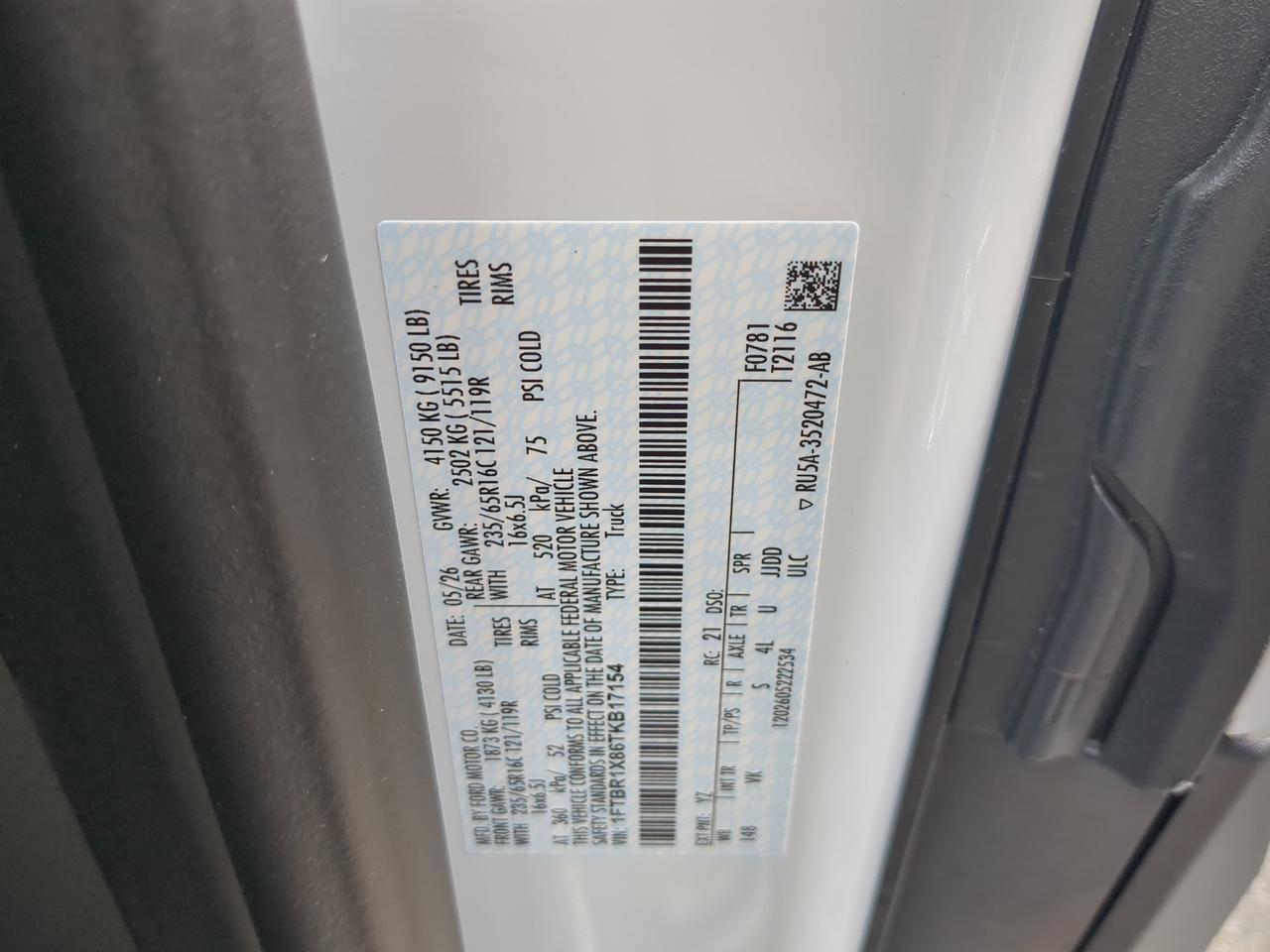 2026 Ford Transit Cargo Van XL Winder GA