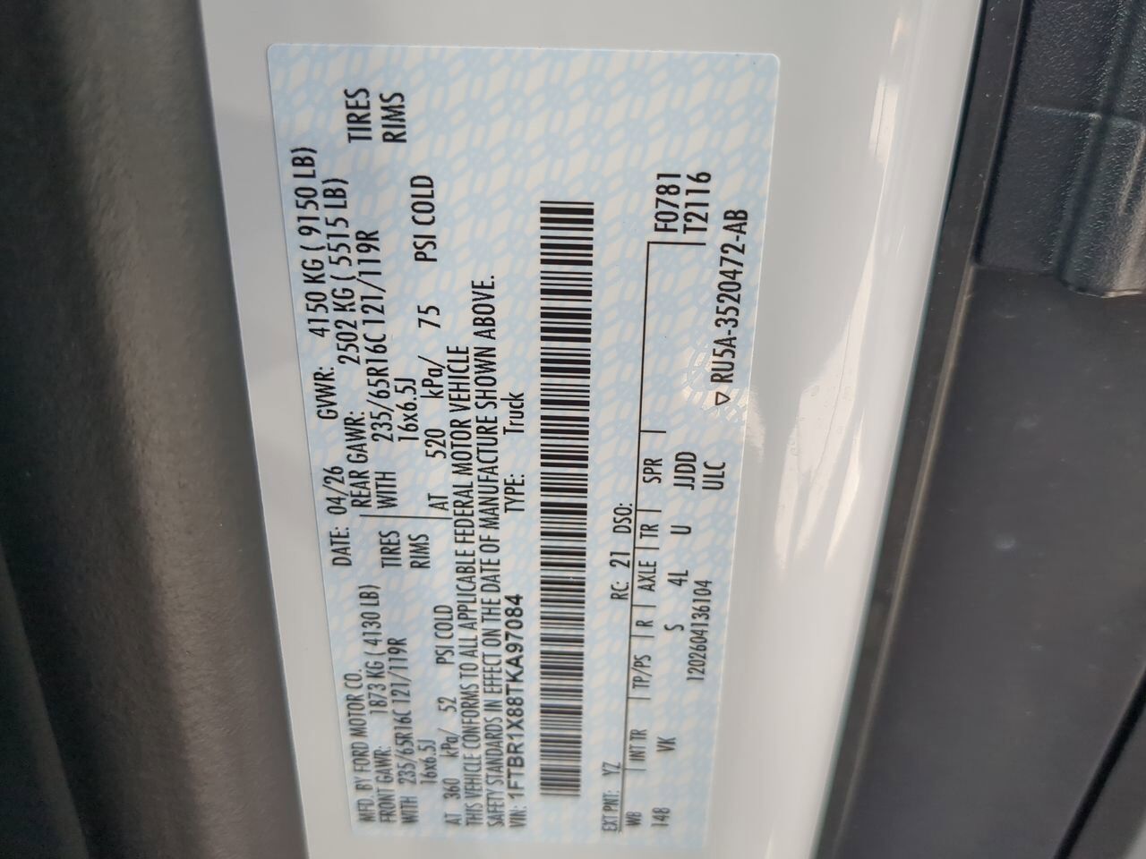 2026 Ford Transit Cargo Van XL Winder GA