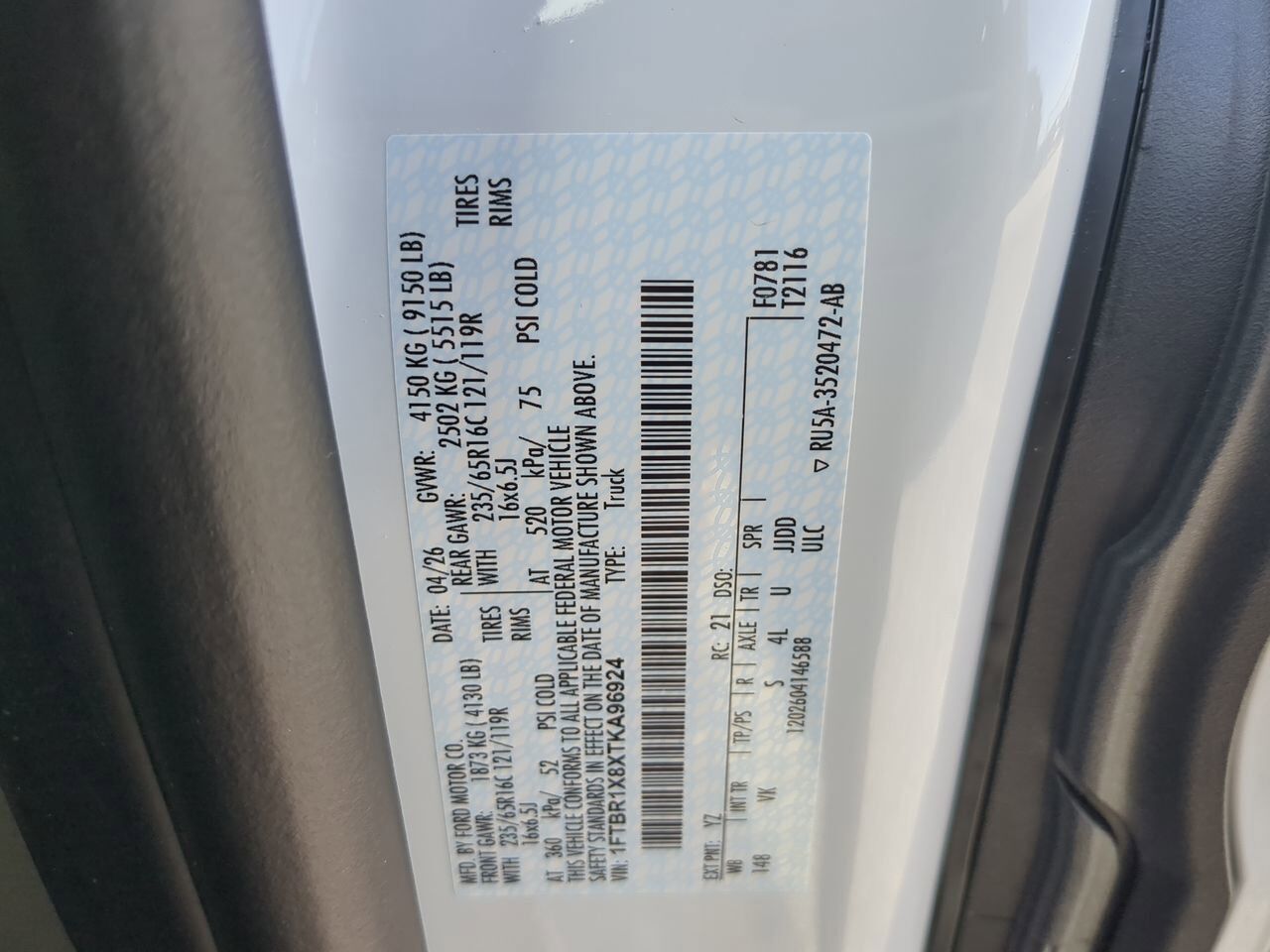 2026 Ford Transit Cargo Van XL Winder GA
