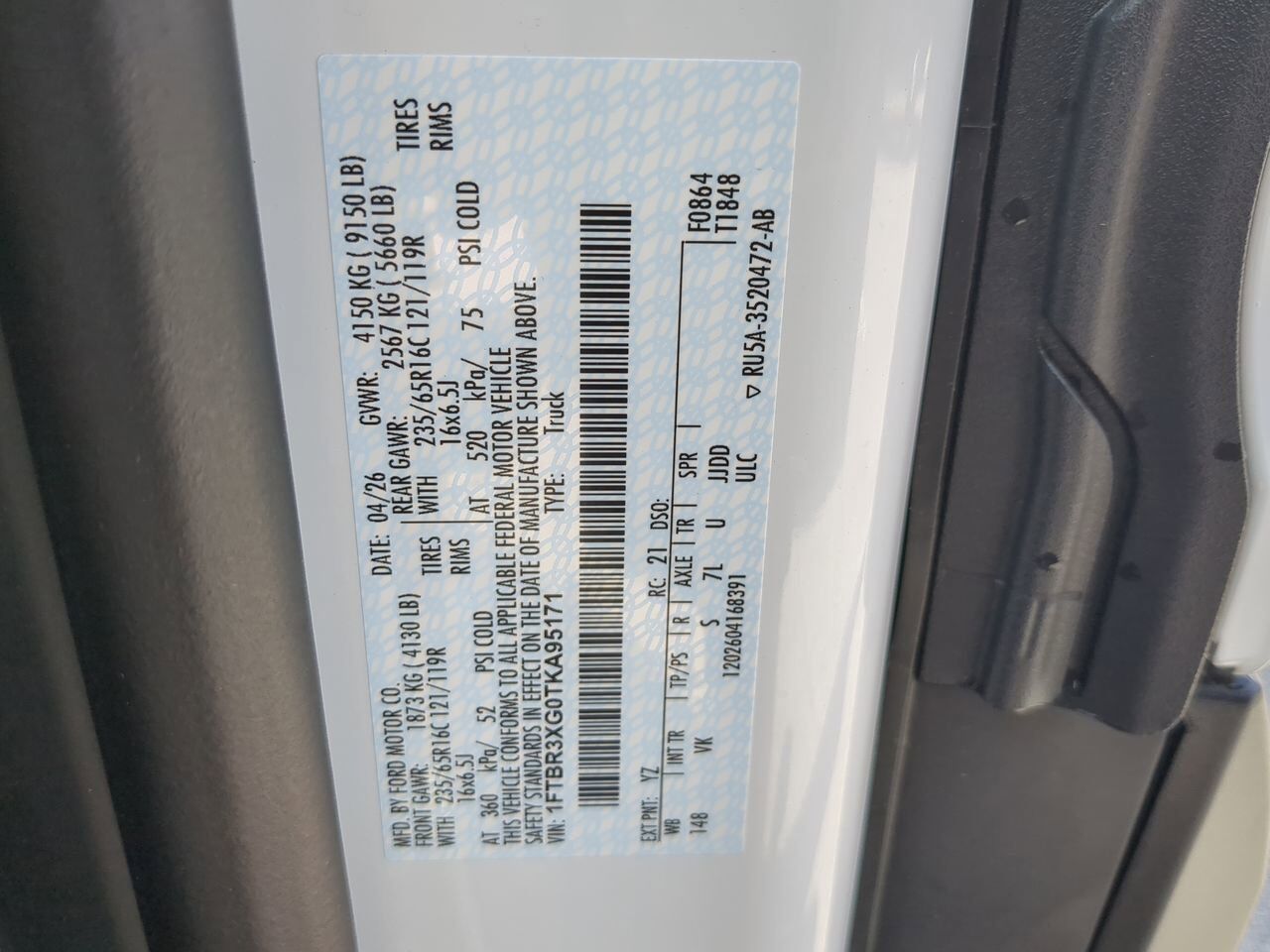 2026 Ford Transit Cargo Van XL Winder GA