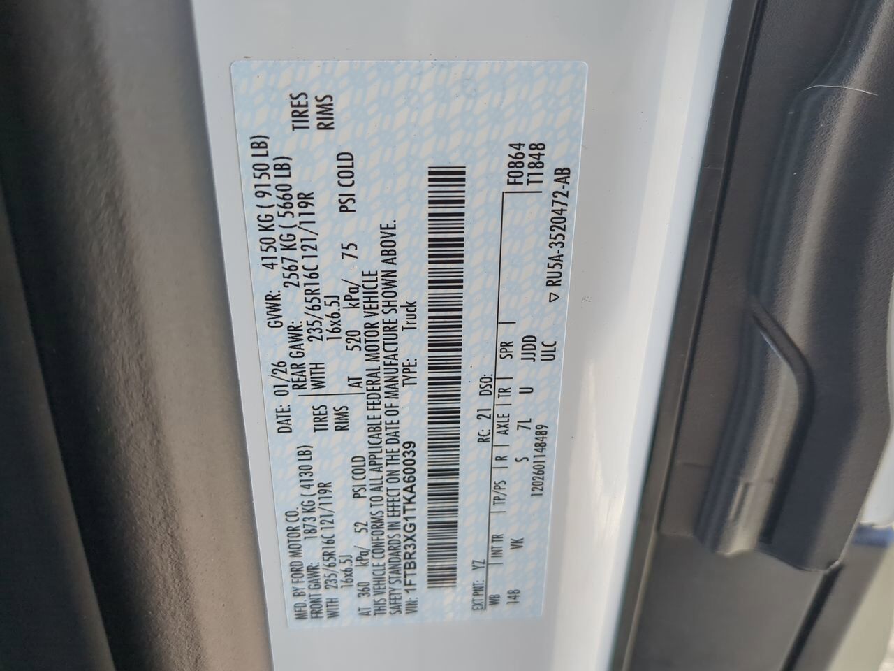 2026 Ford Transit Cargo Van XL Winder GA