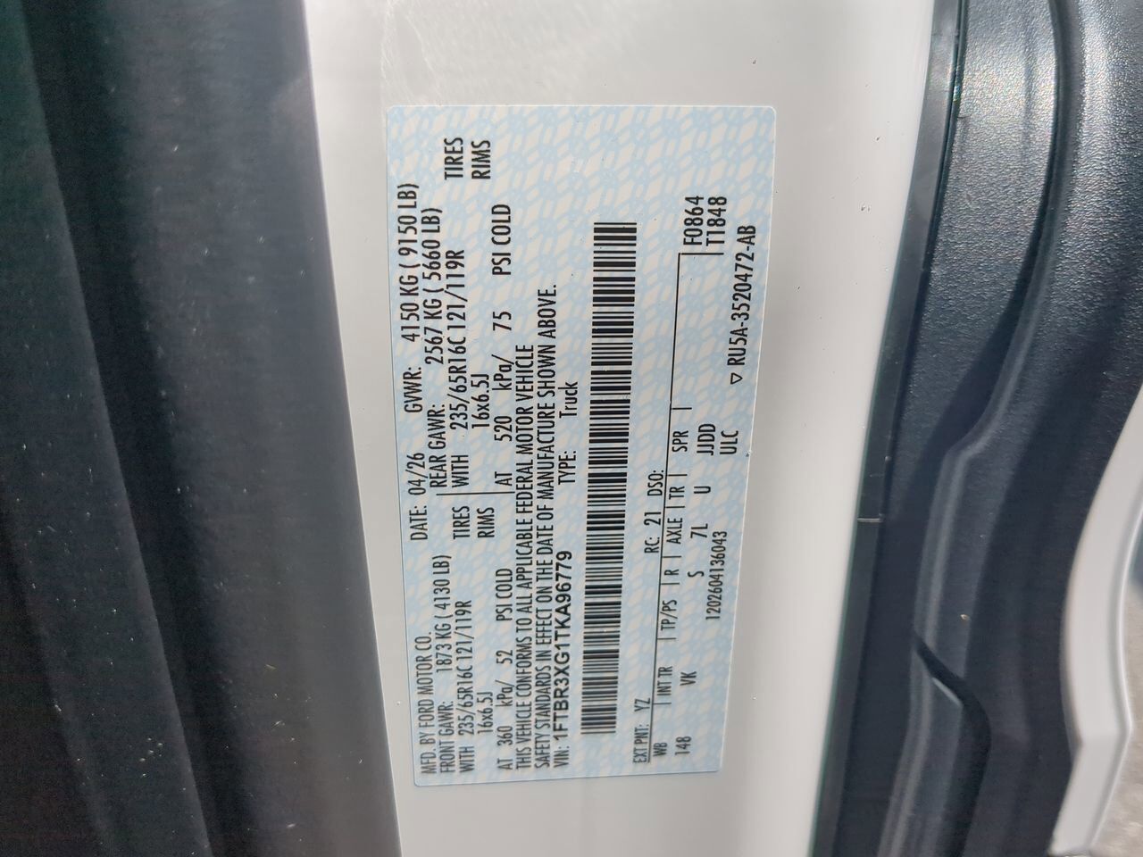 2026 Ford Transit Cargo Van XL Winder GA