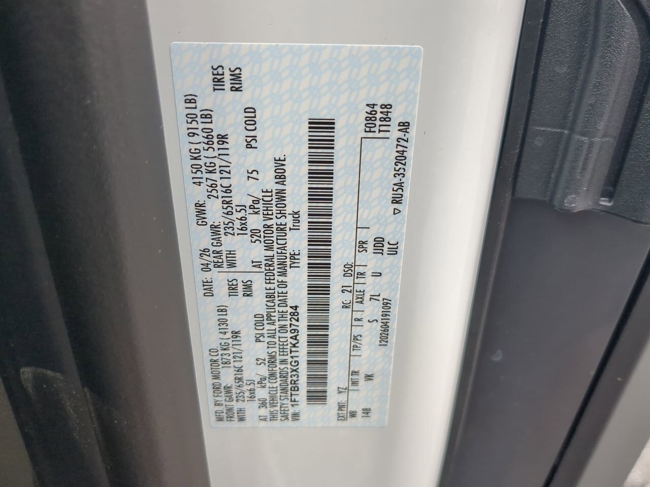 2026 Ford Transit Cargo Van XL Winder GA