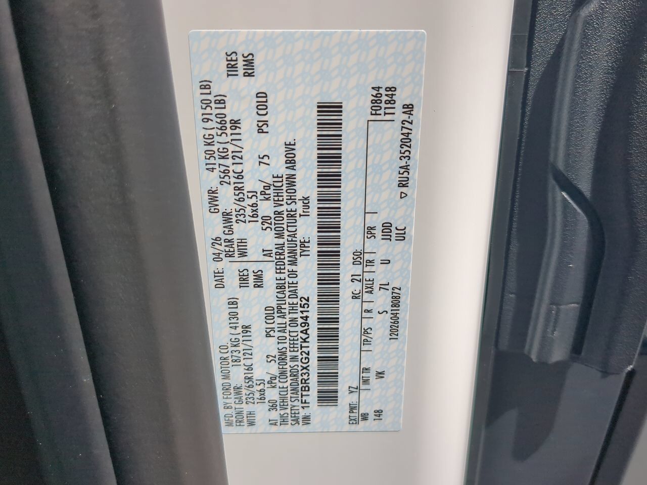 2026 Ford Transit Cargo Van XL Winder GA