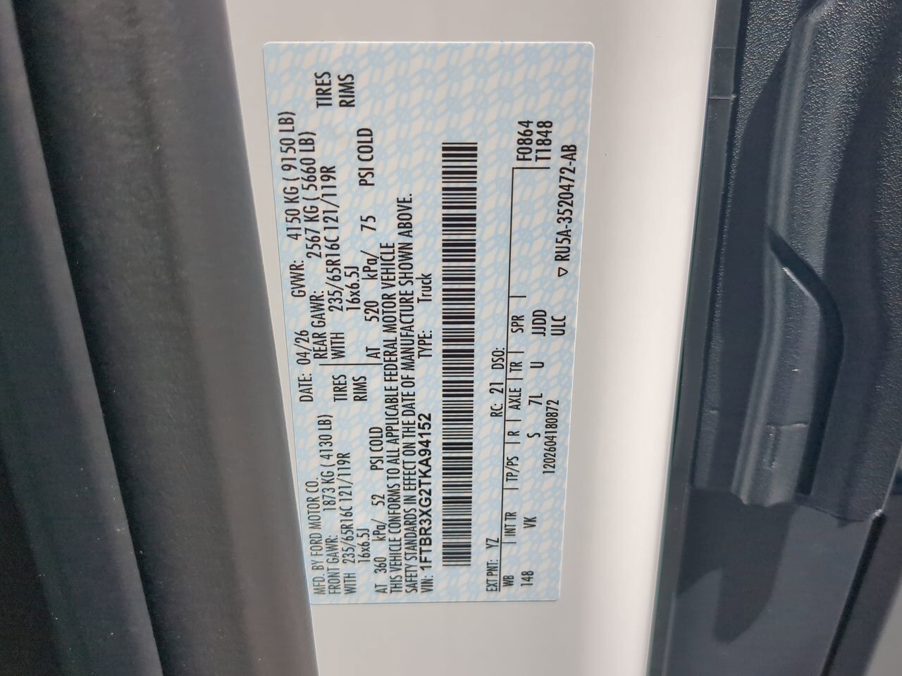 2026 Ford Transit Cargo Van XL Winder GA