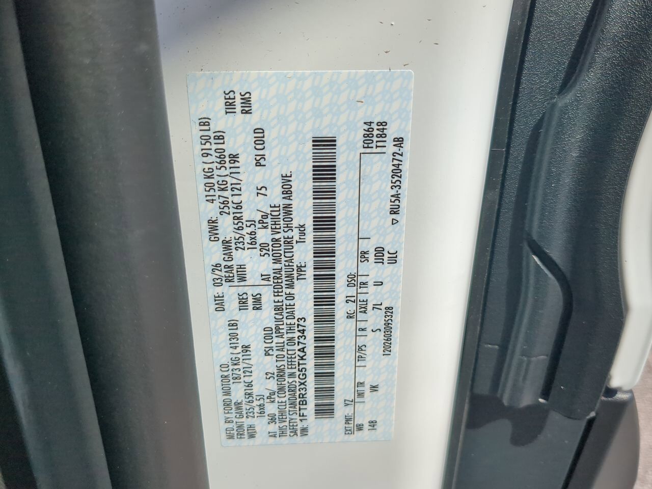 2026 Ford Transit Cargo Van XL Winder GA