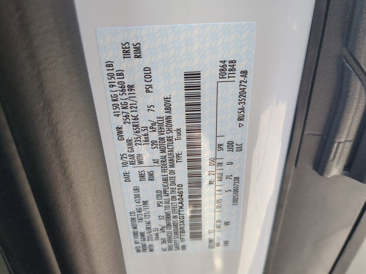 2026 Ford Transit Cargo Van XL Winder GA