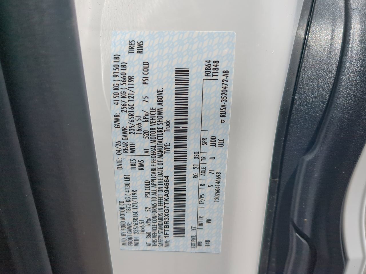 2026 Ford Transit Cargo Van XL Winder GA