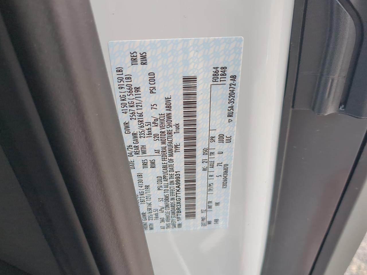 2026 Ford Transit Cargo Van XL Winder GA