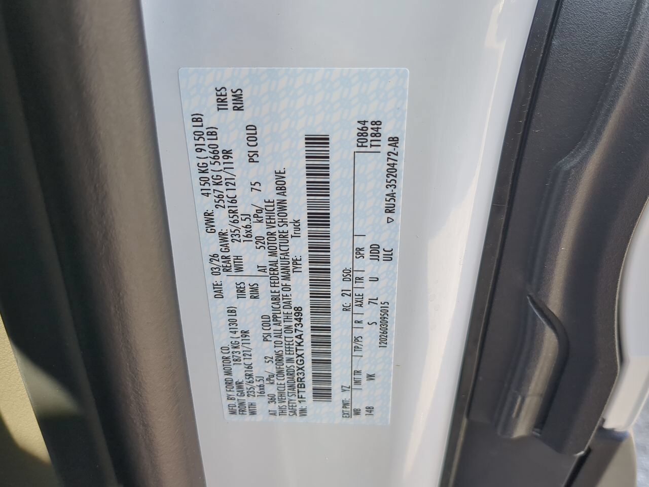 2026 Ford Transit Cargo Van XL Winder GA