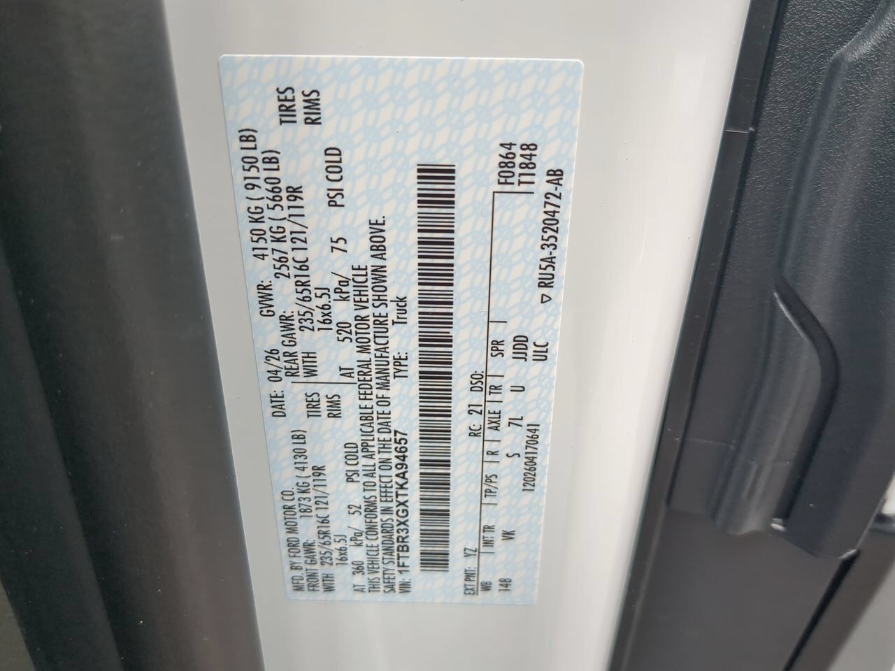 2026 Ford Transit Cargo Van XL Winder GA