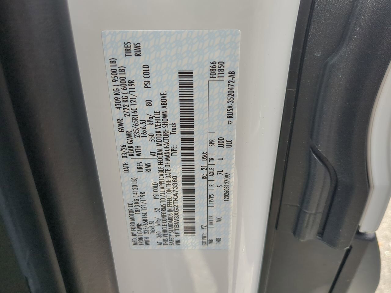 2026 Ford Transit Cargo Van XL Winder GA