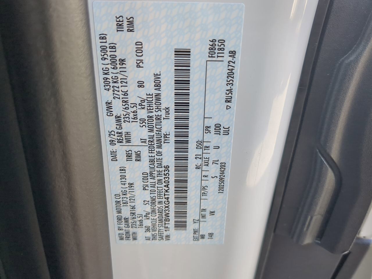 2026 Ford Transit Cargo Van XL Winder GA