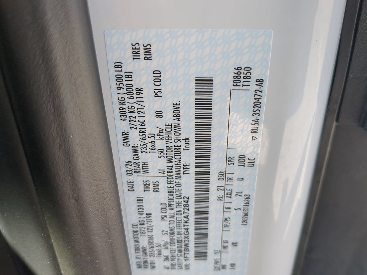 2026 Ford Transit Cargo Van XL Winder GA