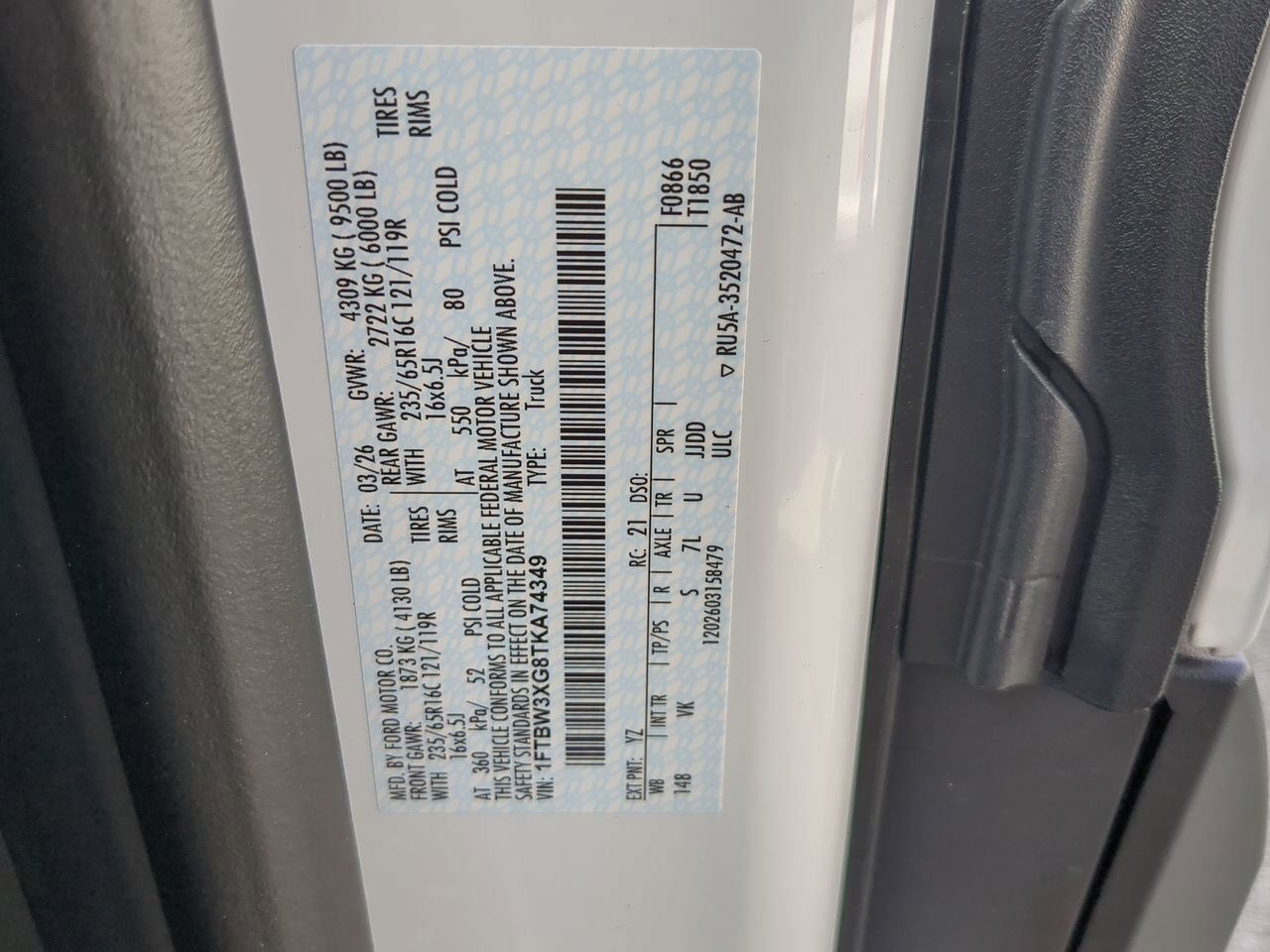 2026 Ford Transit Cargo Van XL Winder GA