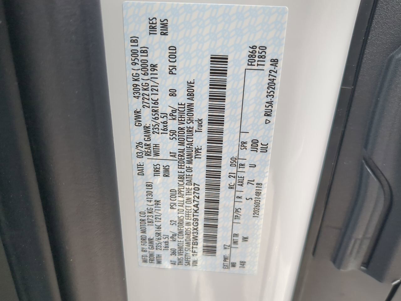 2026 Ford Transit Cargo Van XL Winder GA