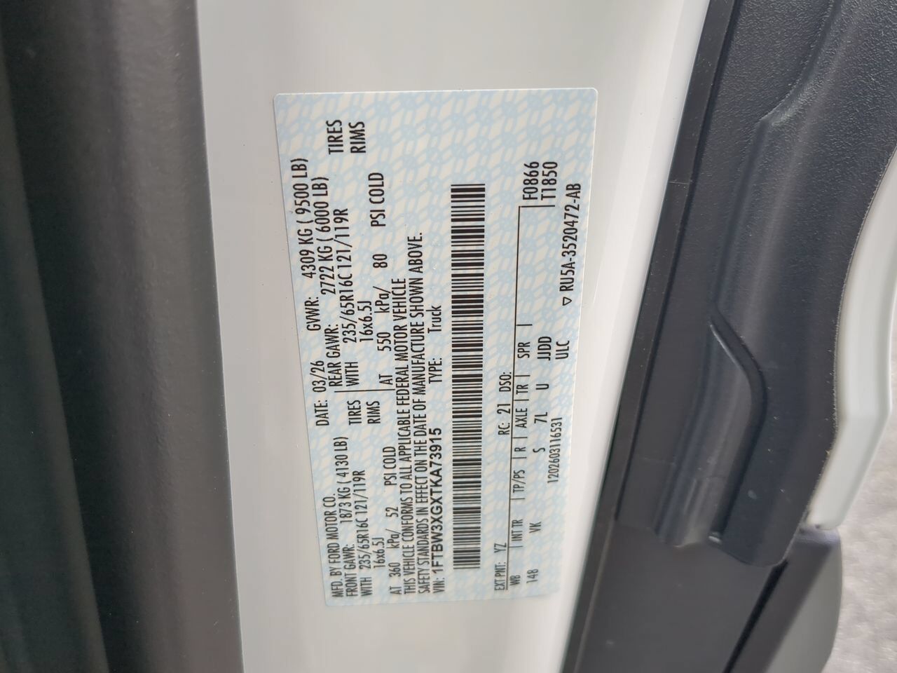 2026 Ford Transit Cargo Van XL Winder GA