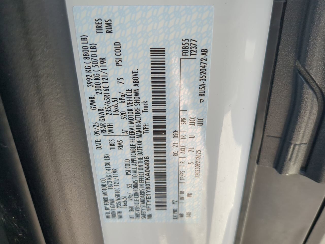 2026 Ford Transit Cargo Van XL Winder GA